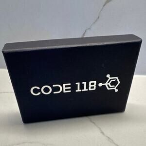 NEW Code 118 Smart Wallet Minimalist RFID Blocking Card Ejection Mechanism Blue